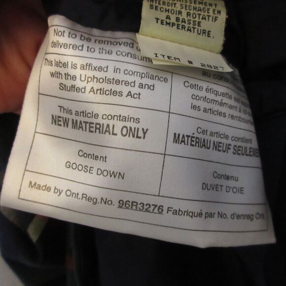 Vintage Eddie Bauer Puffer Vest Women Small Plaid Tartan Goose Down‎ Full Zip - Picture 6 of 10